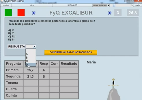 Click to View : Ejemplo de uso de juego.