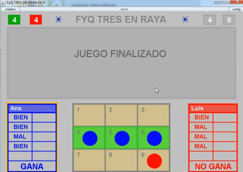 Click to View : Ejemplo de uso de juego.