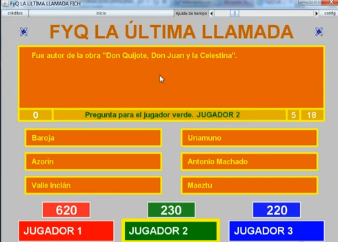 Click to View : Ejemplo de uso de juego.