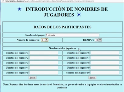Click to View : Generación de ficheros de participantes para juegos didácticos